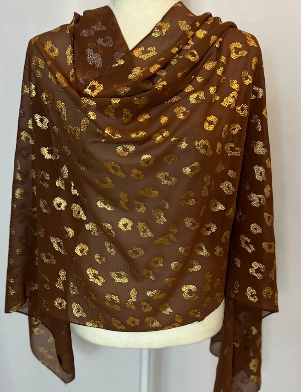 Gold Motif Hijab