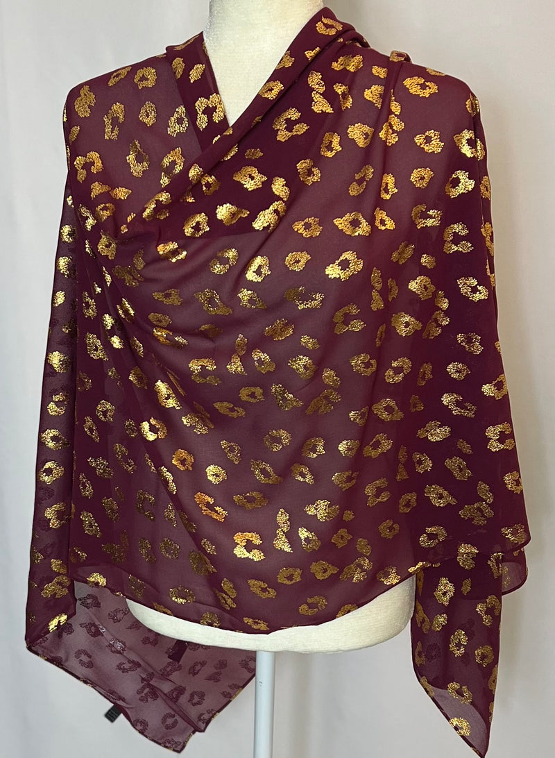 Gold Motif Hijab