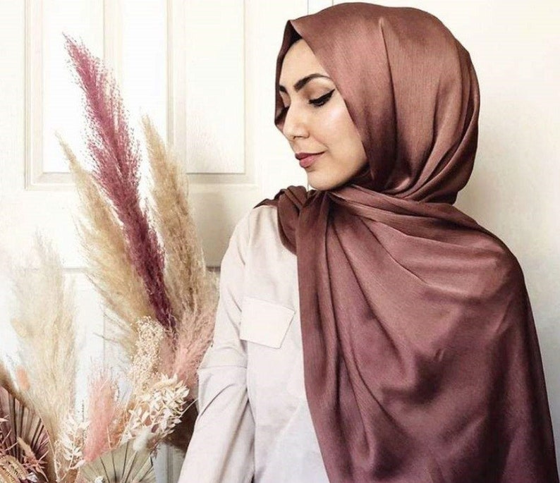 Satin  Texture Hijab